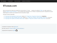 Tablet Screenshot of 97cosas.com